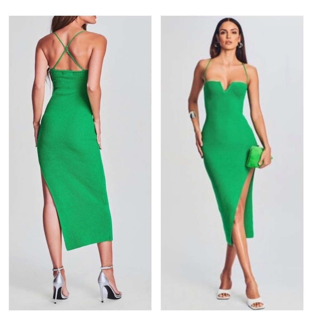 SER.O.YA knit Green dress sold out